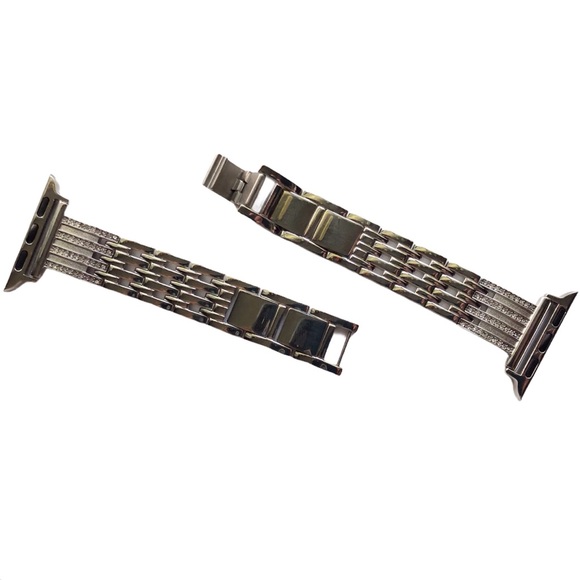 Silver Bling Metal Adjustable Band Apple Watch 38/40/41mm NEW - Picture 4 of 10